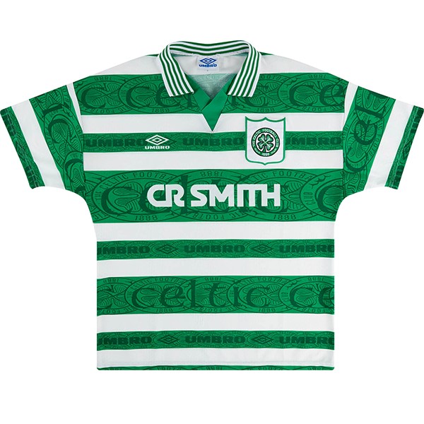 Thailande Maillot Football Celtic Domicile Retro 1995 1997 Vert